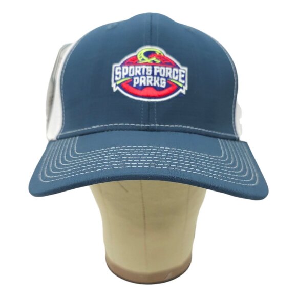 Sports Force Parks Strapback Cap Trucker Baseball Embroidered Logo Hat NEW - Picture 9 of 13